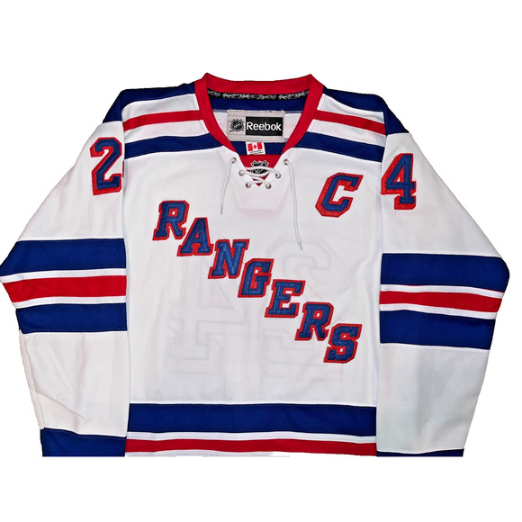 New York Rangers Ryan Callahan Reebok CCM Sz 50 M NHL Hockey Jersey Fight Strap - Picture 4 of 13
